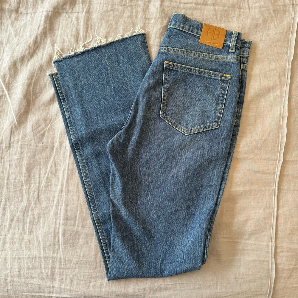 Anine Bing Flare Leg High Rise Denim Jeans 👖
